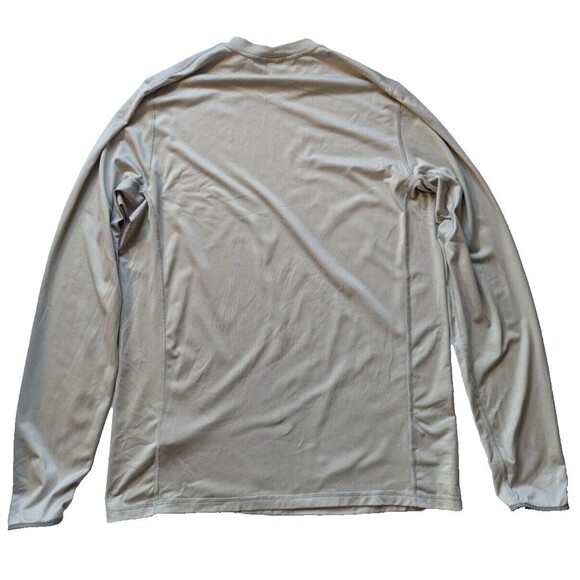 Patagonia Cream Long Sleeve Active Baselayer Long Sleeve Shirt Mens Medium M - Picture 3 of 11